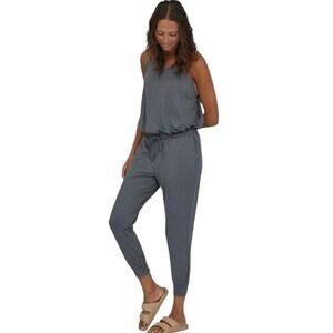 Patagonia Seabrook Sleeveless Jumpsuit Plume Grey Size Small NWT Womens